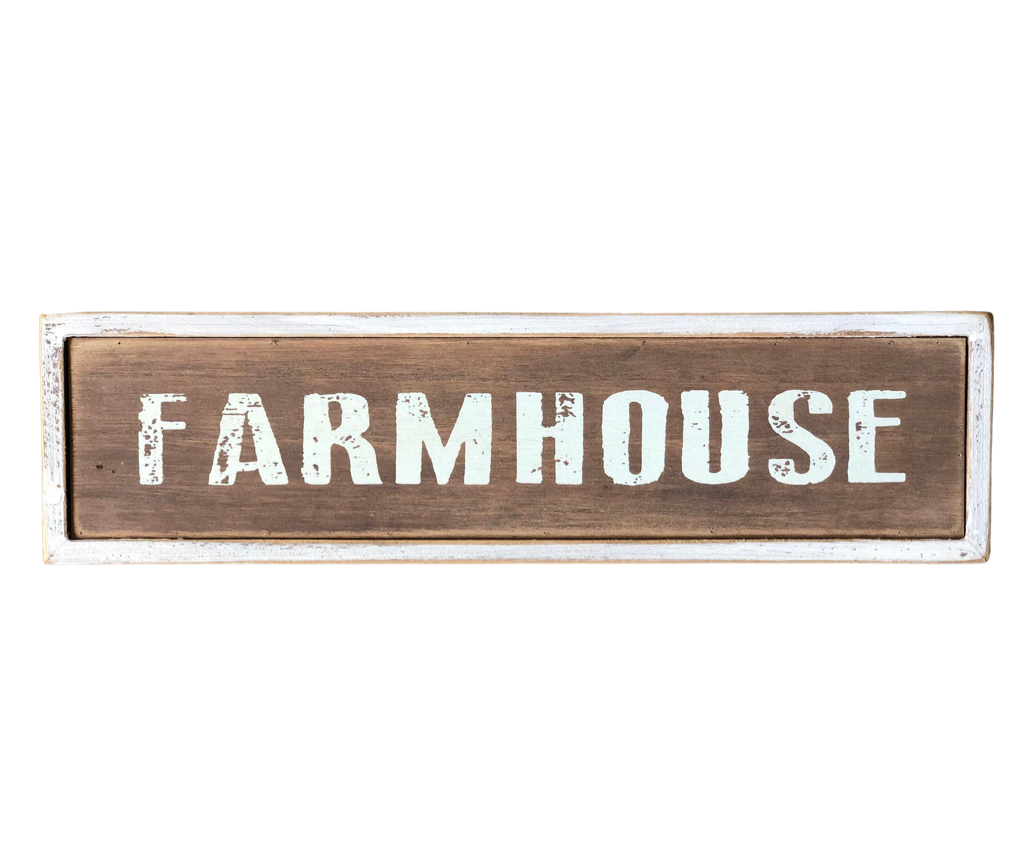 “Farm House” Rustic Wooden Sign
